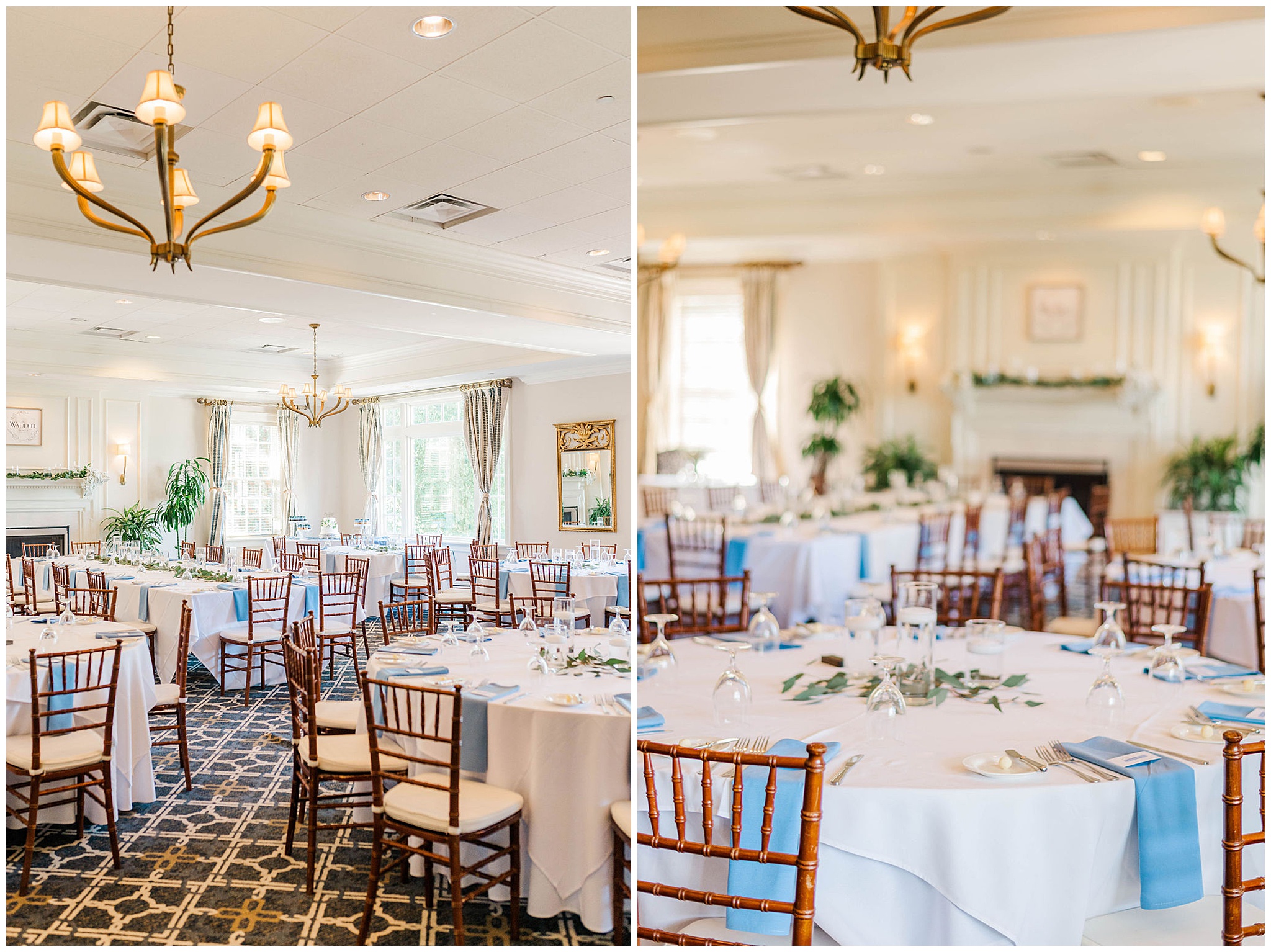details of the reception at wakefield plantation wedding